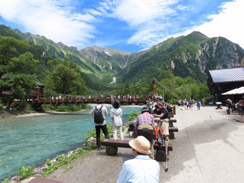 霞沢岳、上高地、明神