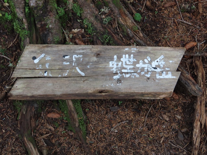 蝶ヶ岳、上高地右岸歩道