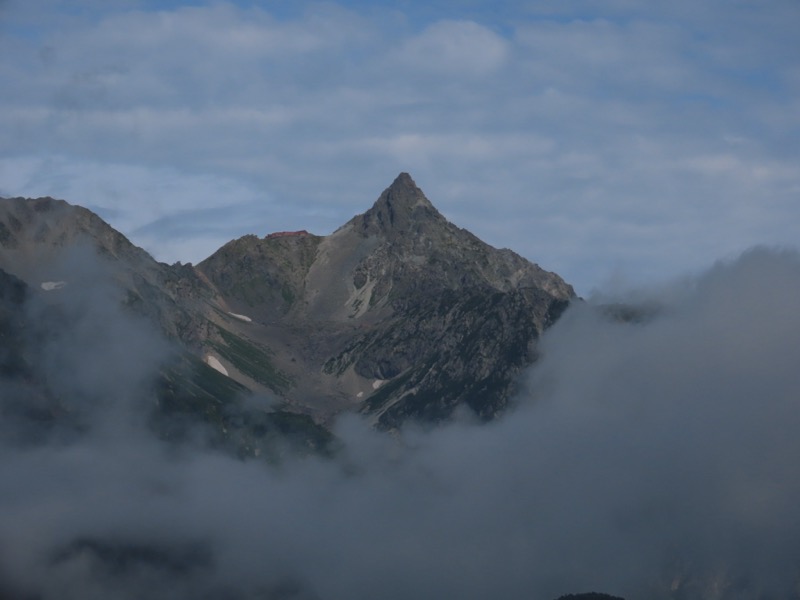 蝶ヶ岳、上高地右岸歩道