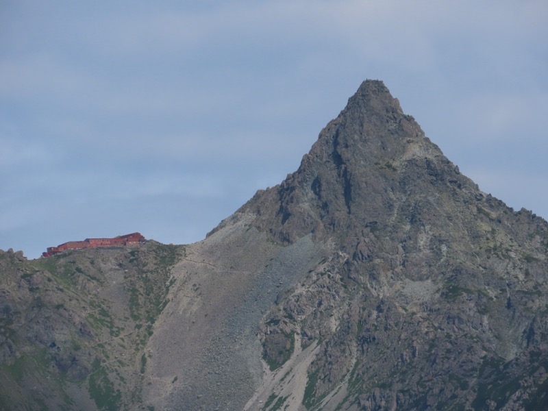 蝶ヶ岳、上高地右岸歩道