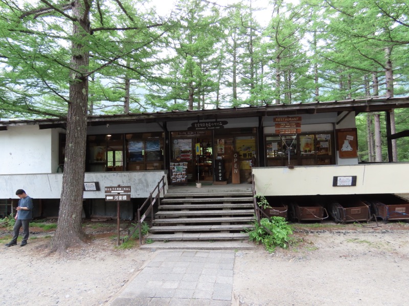 蝶ヶ岳、上高地右岸歩道