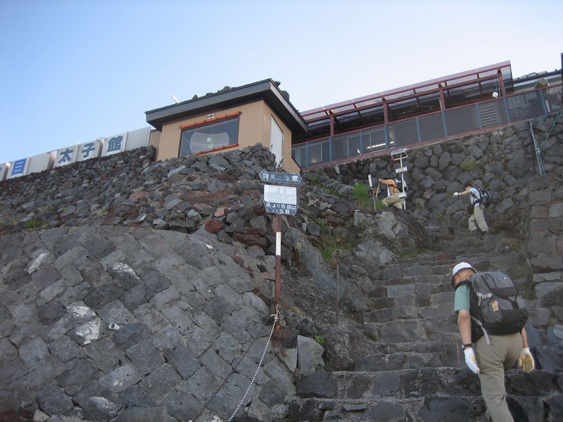 8月14日、富士山、山旅図鑑