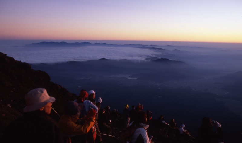 8月15日、富士山、山旅図鑑