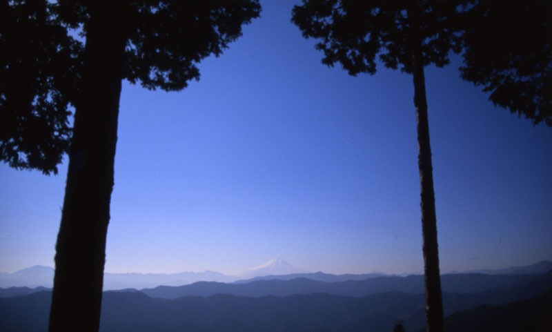 「大岳山」の富士山