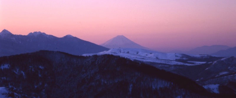「美ヶ原」の富士山