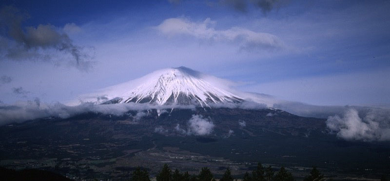 「天子ヶ岳」の富士山