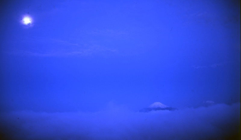 「丹沢・三峰尾根」の富士山