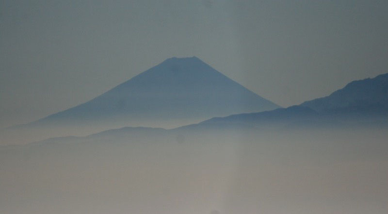 「槍ヶ岳」の富士山