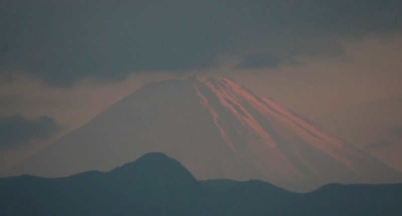 「小楢山」の富士山