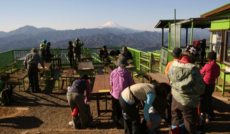 「笹尾根」の富士山