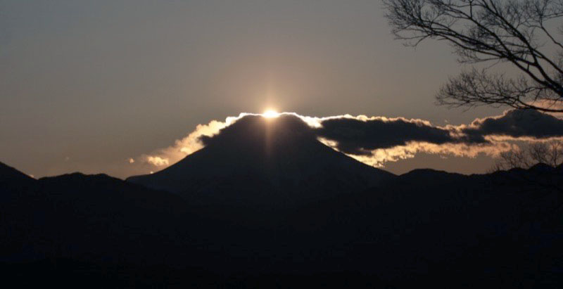 「扇山＋高尾山」の富士山