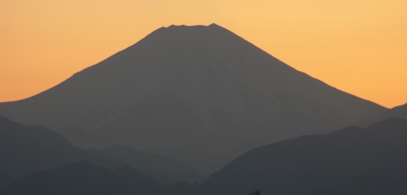「岩殿山＋高尾山」の富士山